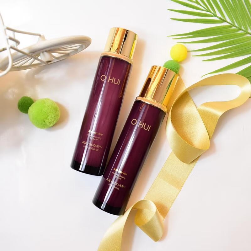 旗舰自营新版韩国专柜版ohui欧惠逆时空两件套盒胶原蛋白水乳二件套装