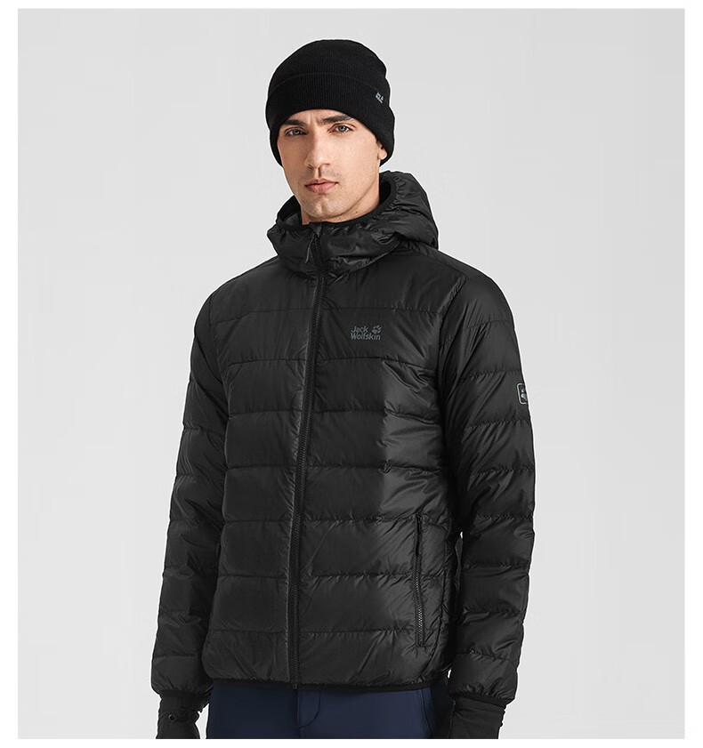 jackwolfskin狼爪羽绒服男外套21秋冬新款户外防风保暖轻便700蓬连帽