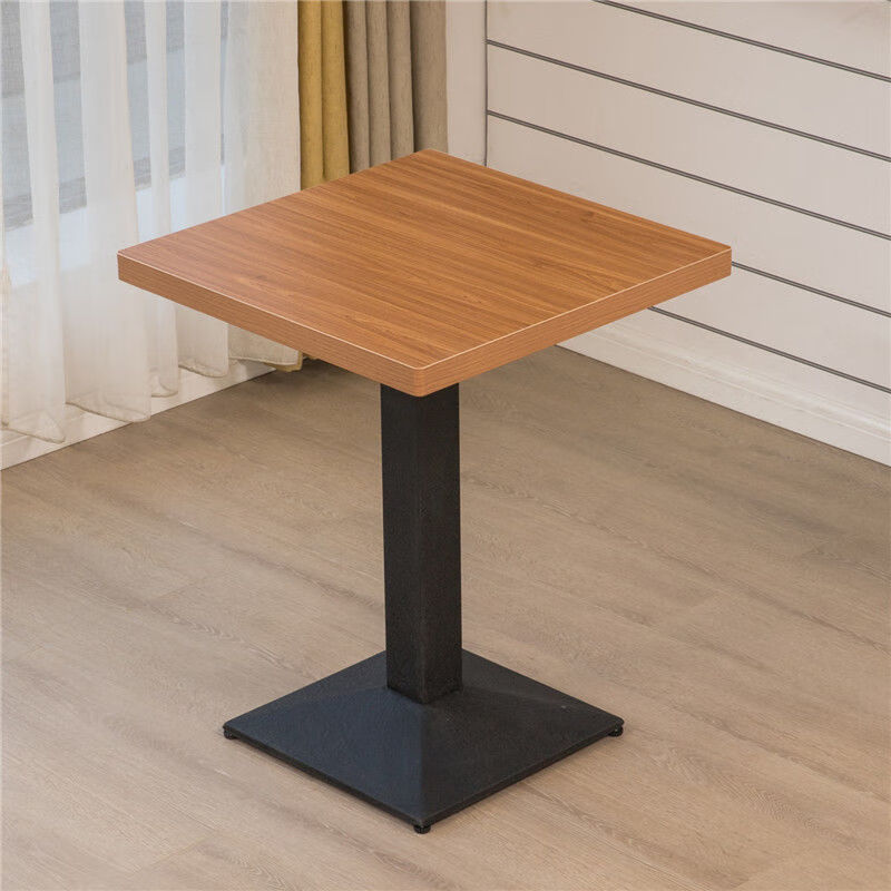 奶茶店桌子西餐厅小吃店食堂大理石快餐桌饮咖啡厅商用餐桌长方桌 60