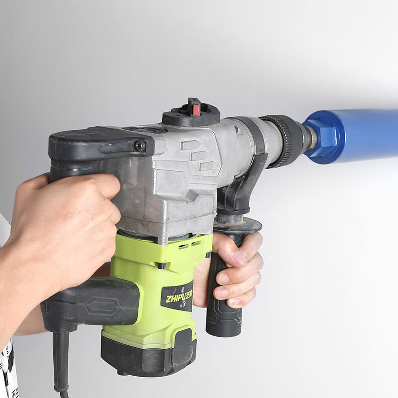 电锤转水钻冲击钻接杆墙壁水钻打孔接头加长转换头配件工具转接杆实心