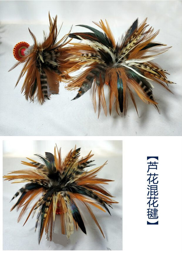 铜钱鸡毛毽子传统鸡毛健子手工毽铜钱款仿古铜钱不染色鸡毛毽子 考试