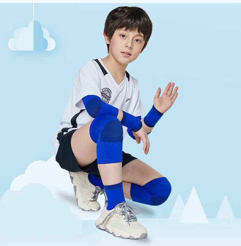 儿童篮球护膝夏季 运动儿童护膝护腕套装小学生打篮球专用男童女童