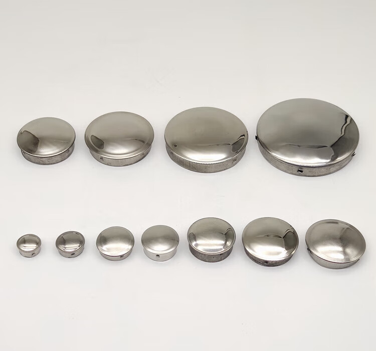 黛惑304不锈钢圆管堵头快速封口盖管孔盖内塞堵帽装饰盖封头钻孔塞盖