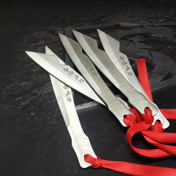 小李飞刀暗器户外小忍者飞镖刀防身飞针手里剑武术道具qfb27 六支装(6