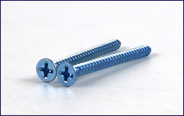 m4高强度蓝白锌十字沉头自攻螺丝木牙螺丝钉平头自攻螺丝木螺丝 m4*