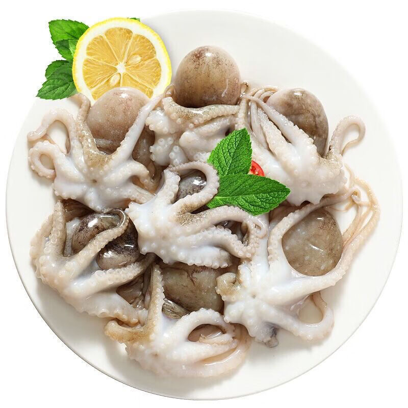 网红小八爪鱼鲜活速冻八爪鱼迷你八爪鱼去牙去脏八爪鱼新鲜小章鱼原汁