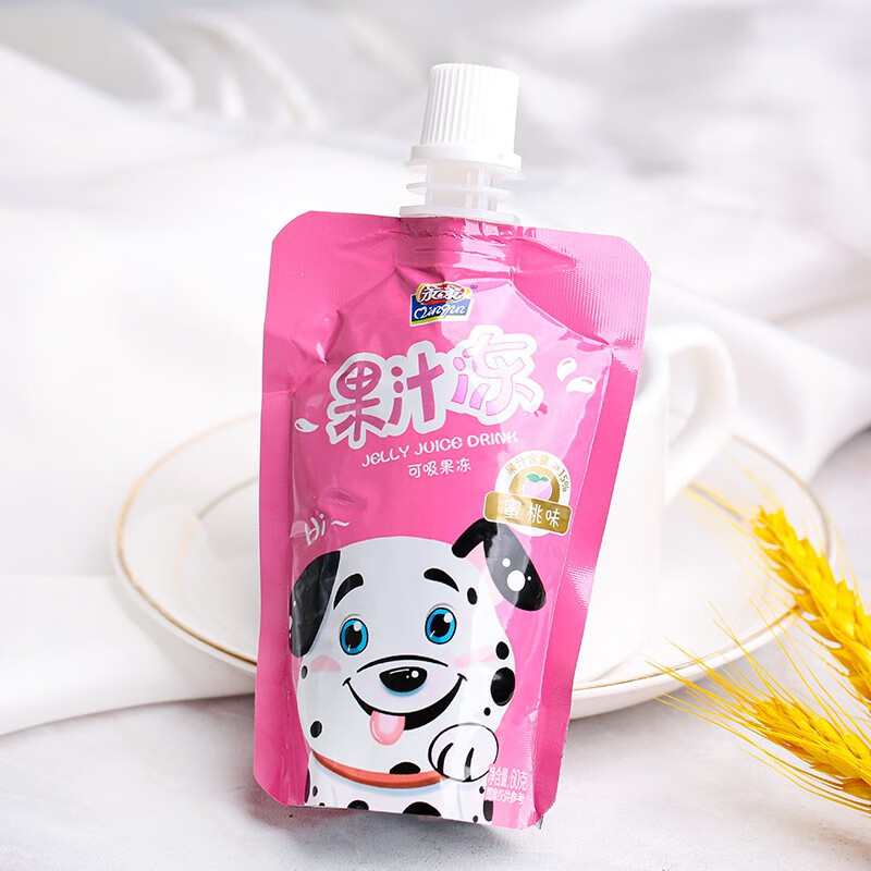 亲亲吸吸果冻布丁营养儿童乳酸小零食可吸果汁冻60克散小包装整箱果汁