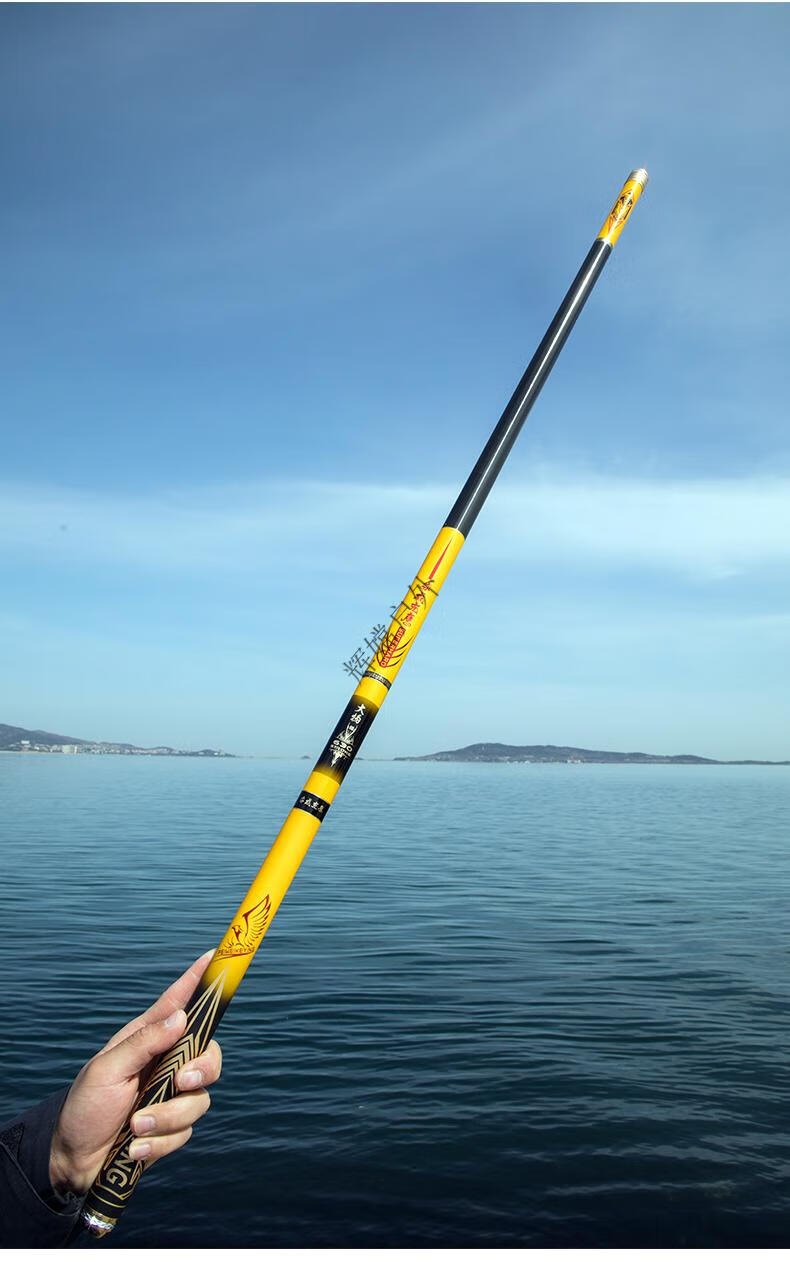鱼竿手杆轻硬鲫鱼竿碳素炮杆钓鱼竿19调乐池10米暴力青鲟版原装竿稍狂