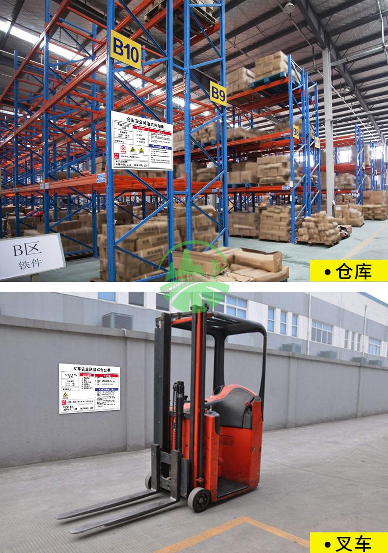 点告知牌卡车间岗位锅炉房配电室标示有限受限空间标识工厂生产机械