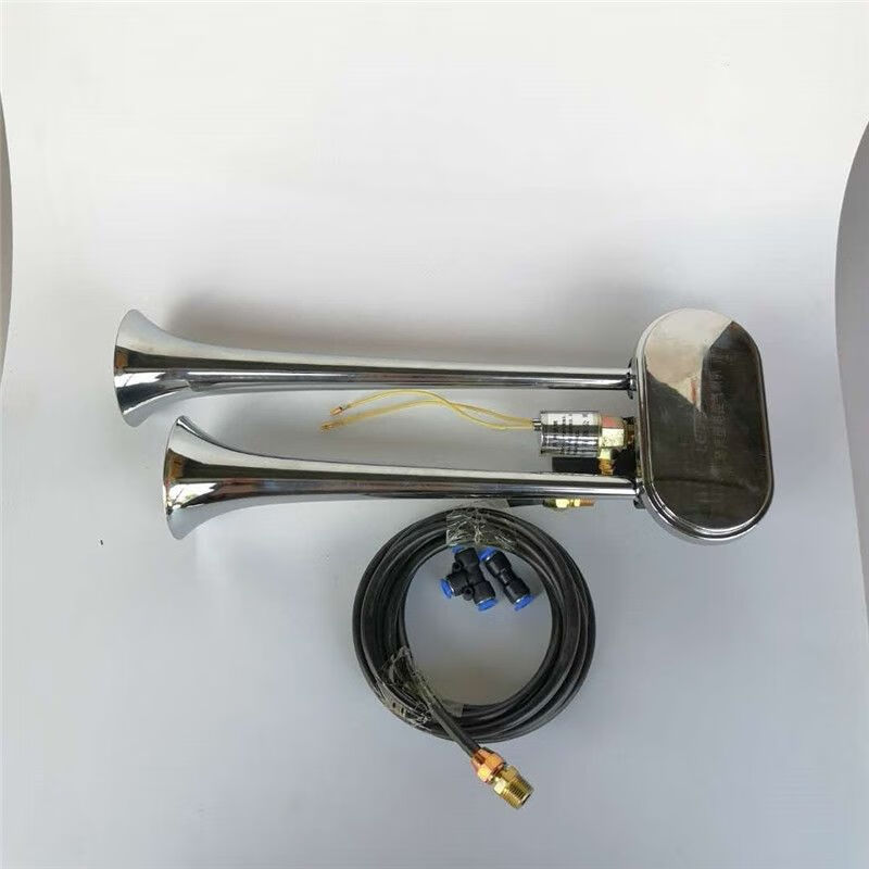琴音电控气喇叭12v24v爆响货车卡车汽车校车防水超响汽笛挂车喇琴音气