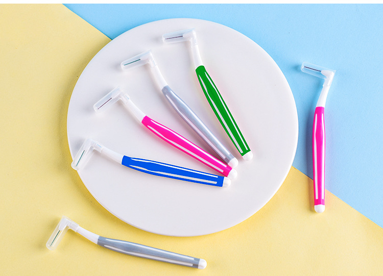 小鹿妈妈l型牙缝刷齿间刷牙间隙刷正畸牙刷清洁牙渍口腔护理男女士10