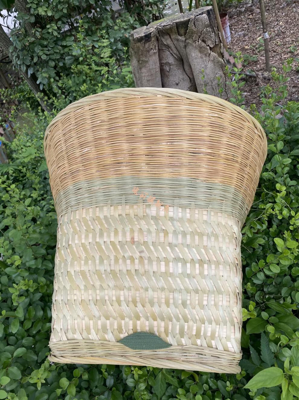 贵州竹编背篓 纯手工编织竹编背篼大人竹蔑背篓背框收纳筐舞蹈道具小