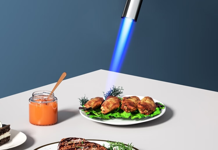 德国进口品质大火力喷火枪烧肉生火高压抢喷枪头可调节炝烹饪消毒枪