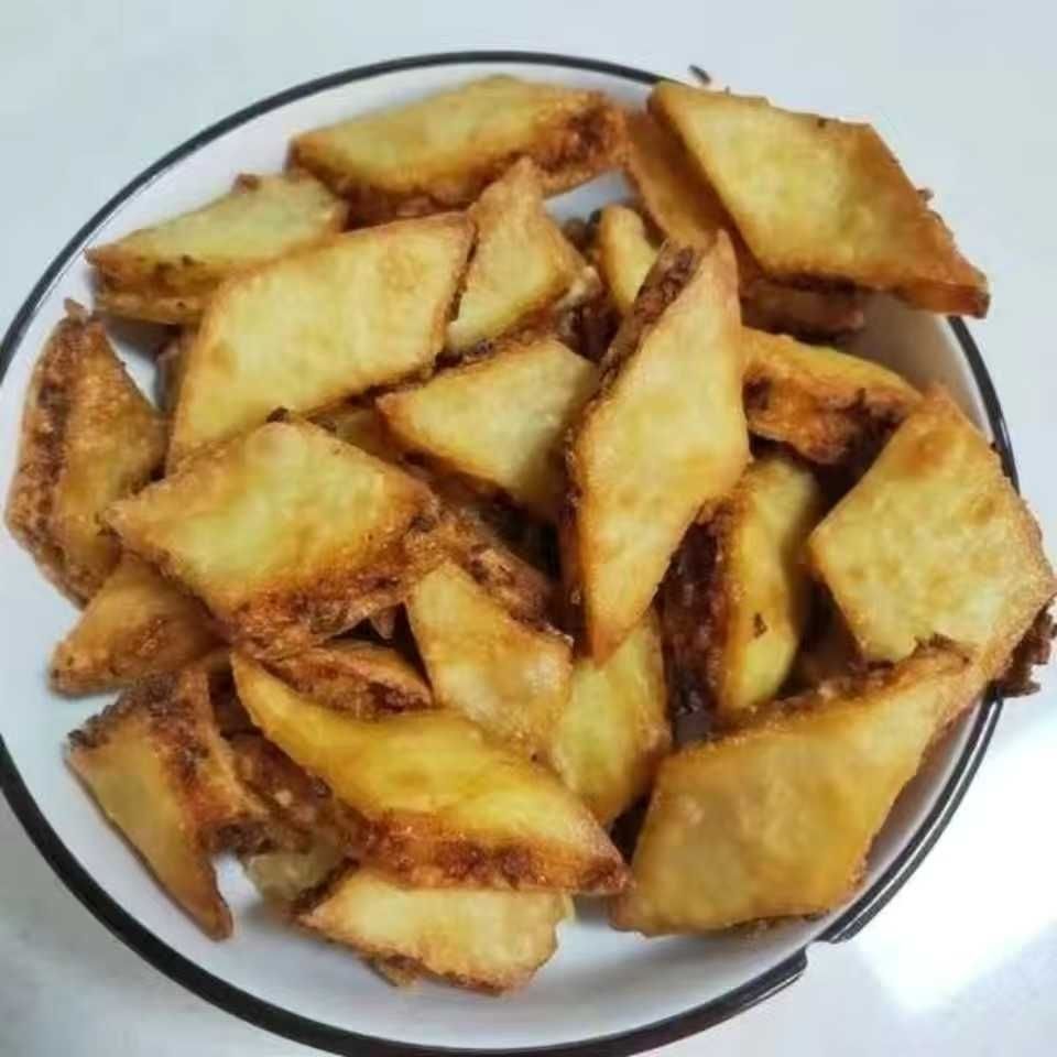 唐山绿豆面饹馇盒咯吱搁着铬渣皮饹馇盒1斤一斤饹馇盒