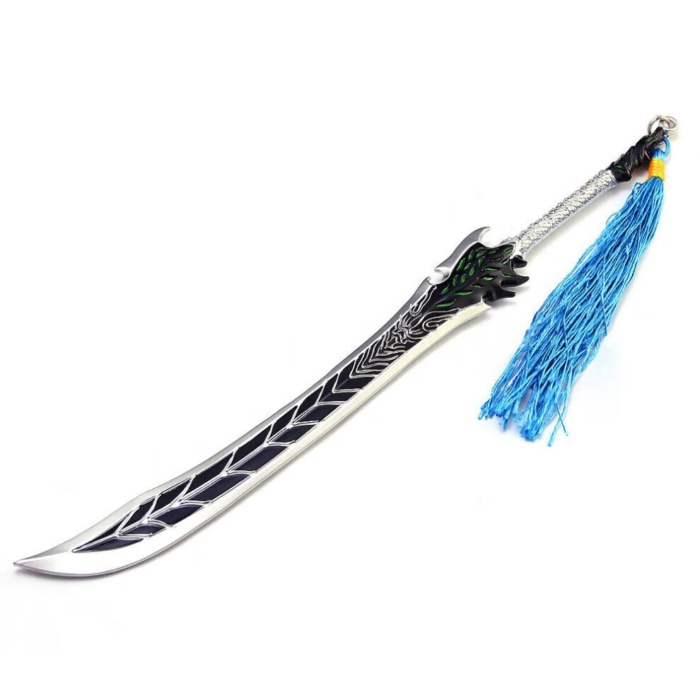 武庚周边周边子羽诛天剑逆天而行纣王焚天炽翼剑合金模型 子羽诛天剑