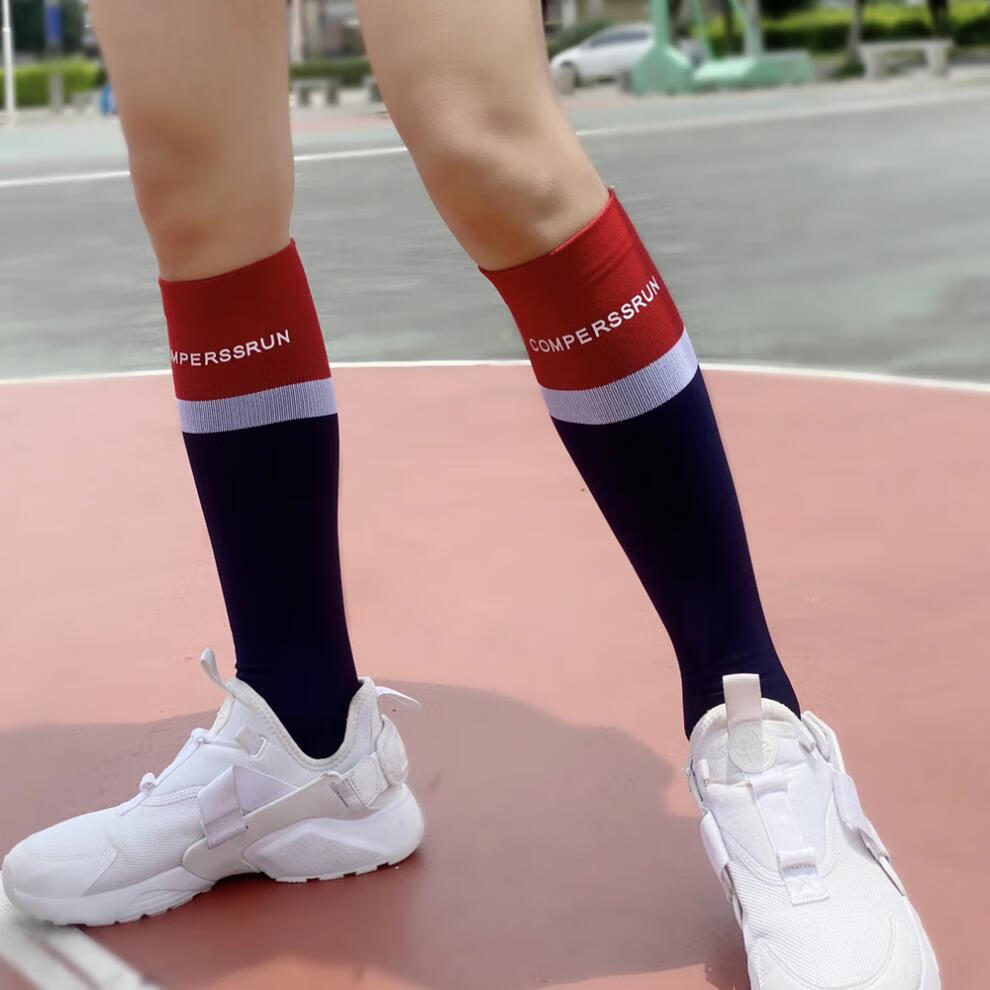 【官方自营精选】2022新款小腿护腿套女 运动跑步长筒袜马拉松长筒