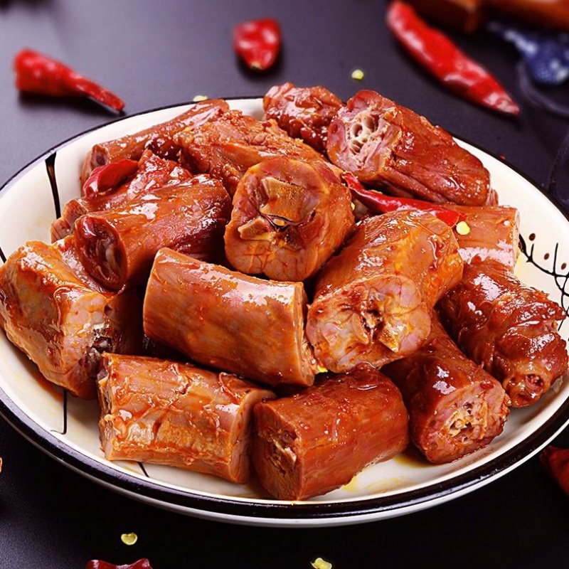 麻辣鸭脖子特产零食10包卤味休闲小吃