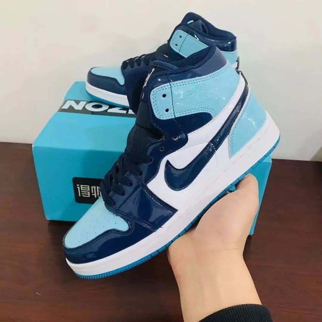 ledgaj纯原高版本全篮球鞋乔1扎染扣碎篮板小闪电学生男女板鞋aj高帮