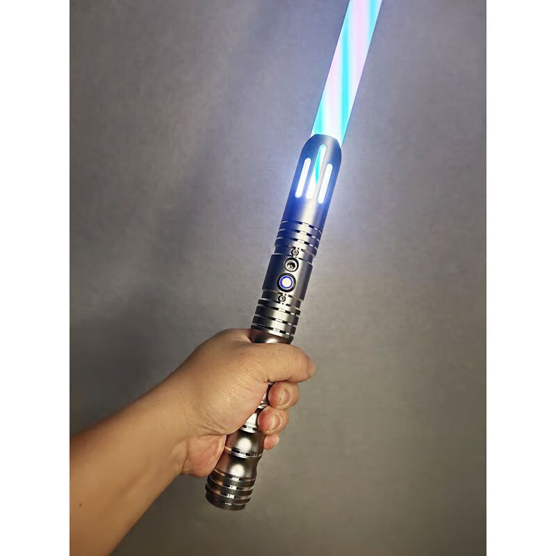 星球大战光剑不伸缩uw星战绝地武士发声光金属激光剑玩具道具星战黑色