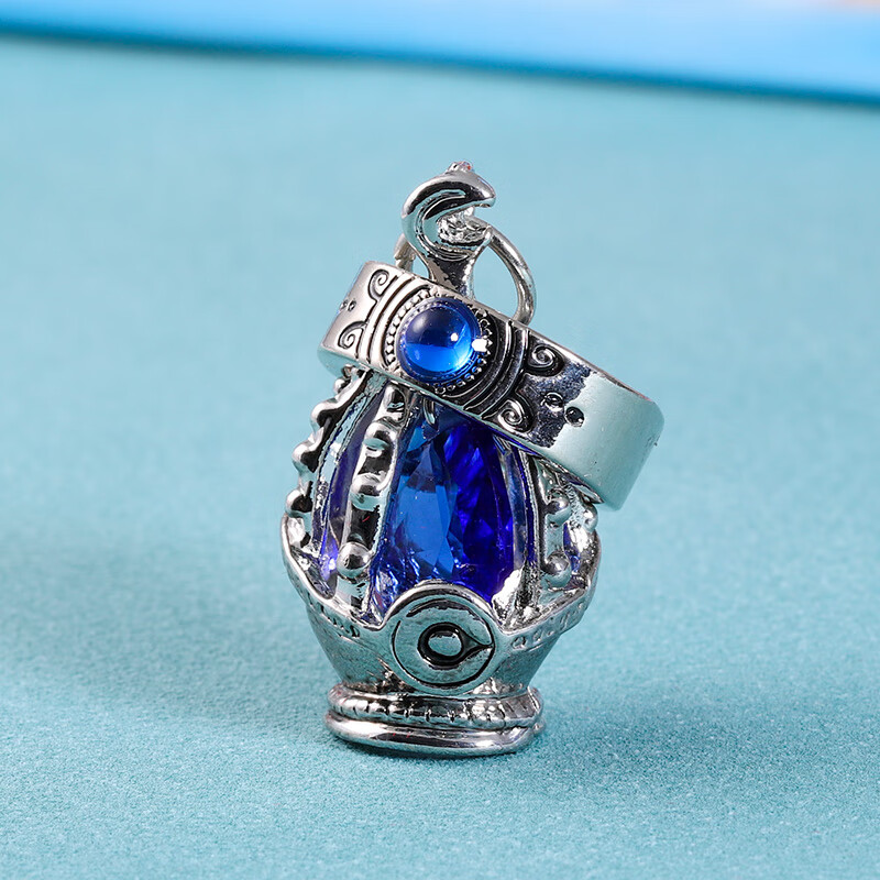 魔法少女小圆灵魂宝石周边礼盒灵核吊坠项链戒指套装小圆cos动漫 紫色