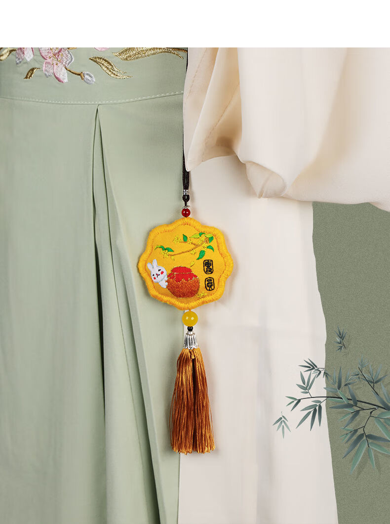 生日礼物diy手工制作情侣平安符福送男女朋友十字绣刺绣材料包 平安