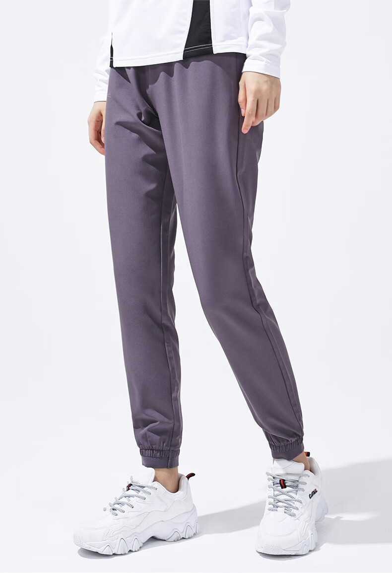 camel骆驼官方店男装速干夏季薄款冰丝长裤宽松束脚跑步健身梭织休闲