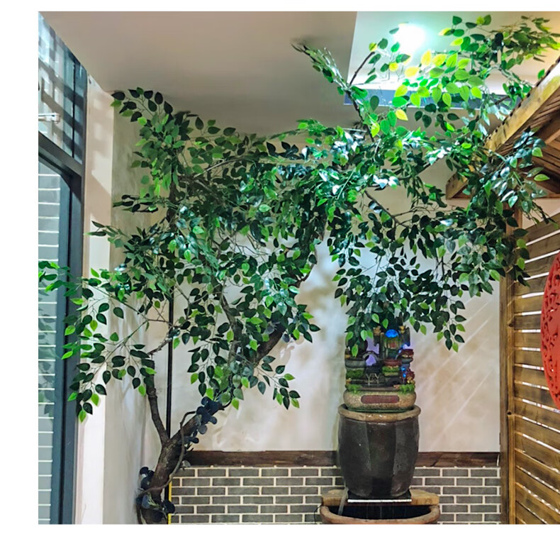 辞轩仿树藤树叶树枝假叶子客厅室内绿植藤蔓假花藤条吊顶植物墙装饰