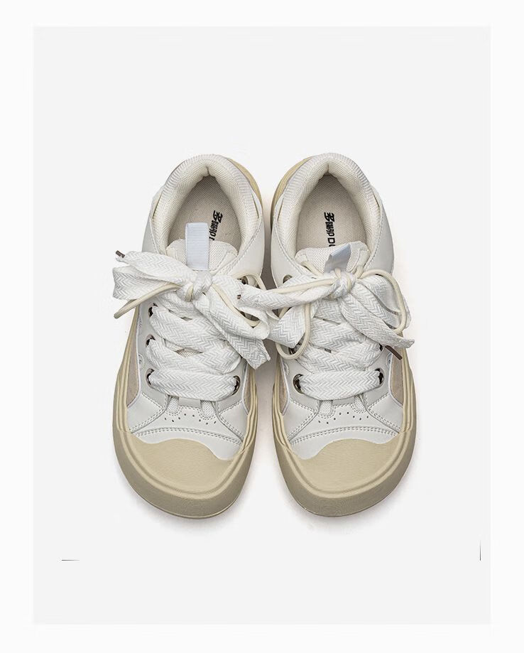 多嘴驴donkey 鞋子男2022年新款潮鞋百搭平底休闲板鞋大头男鞋 蓝灰