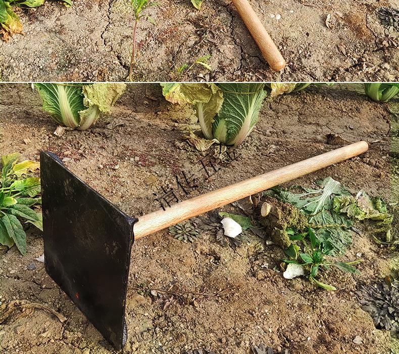 打夯板工具重型夯实地基农用工具地面压实平地挖树根凿岩 小号夯土器