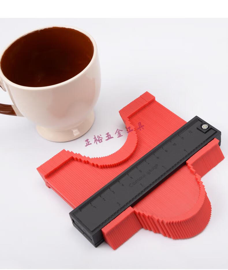 取型器异性尺弧度测量尺取弧器轮廓测量尺取型木工取形器5寸加宽取型