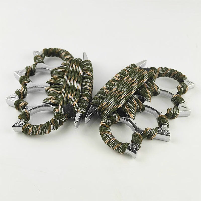 指虎刀指虎拳扣铁拳四指手扣防护指扣安防户外运动救援品防身防护物资