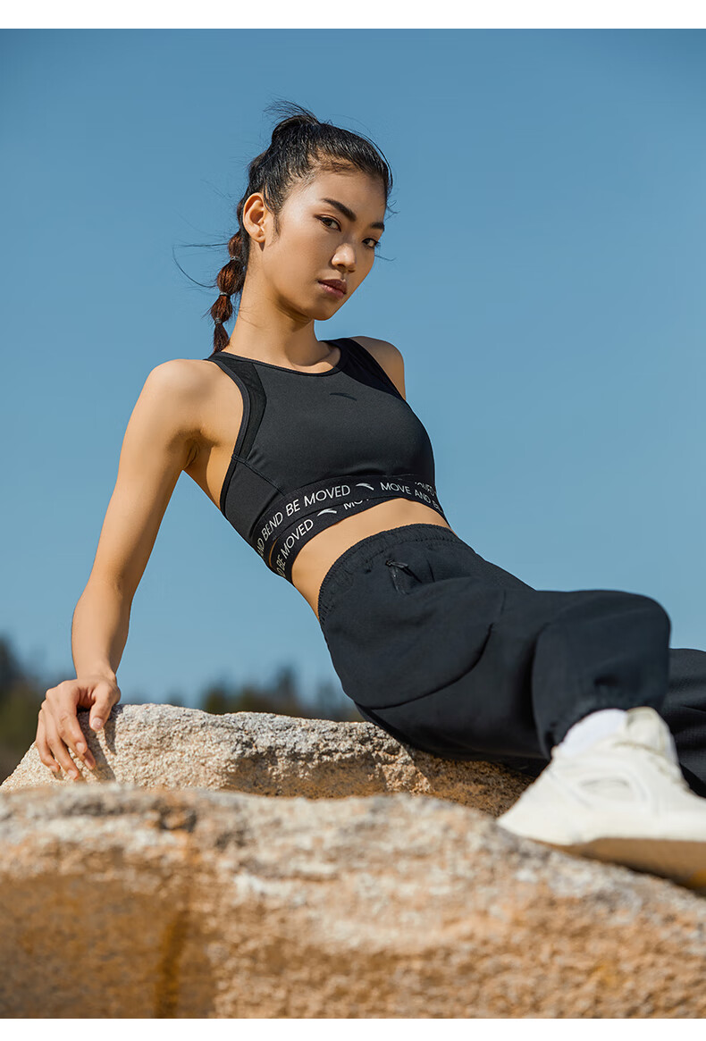 【618预售】安踏美背运动内衣女2022新款防下垂中强度跑步健身背心bra