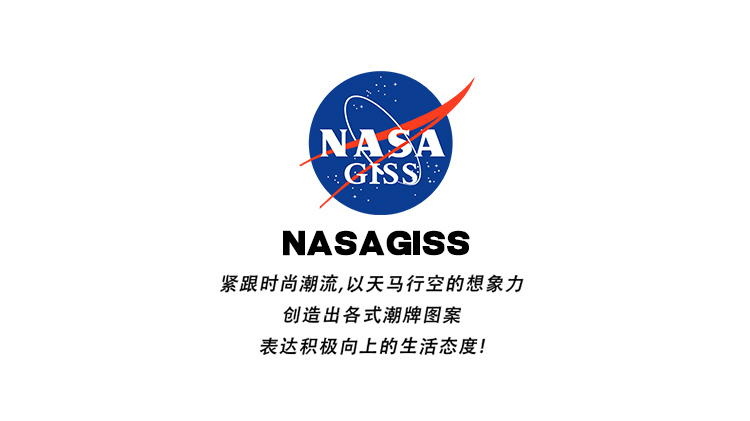 nasa联名短袖t恤女2022年夏季新款潮流网红男女同款情侣装纯棉宽松