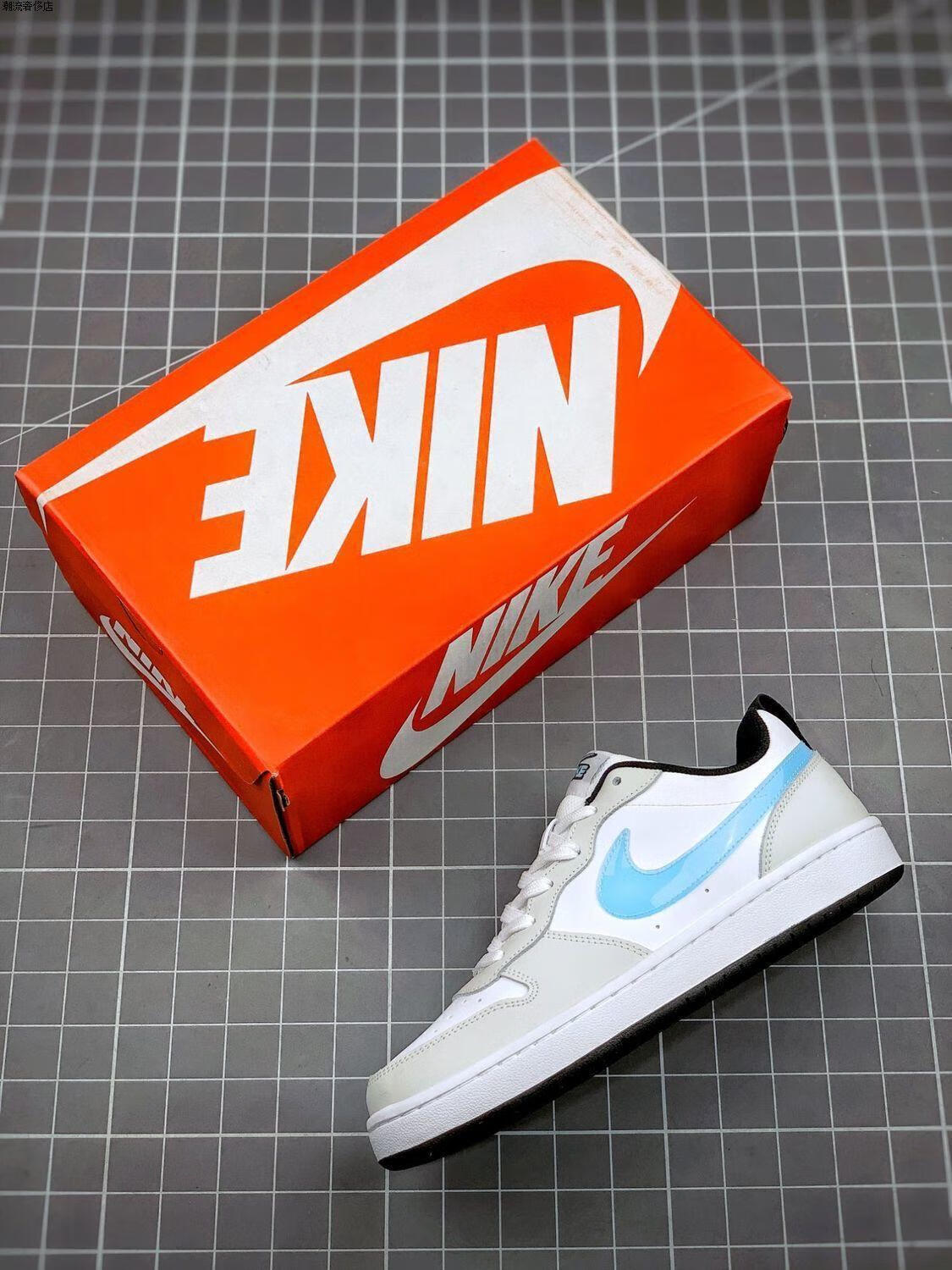 【官方旗舰】dunk aj courtboroughlow2女子小白鞋男低帮休闲运动板鞋