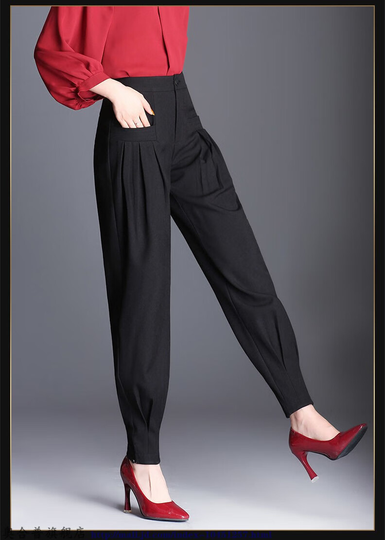 特价捡漏高档轻奢品牌哈伦裤女2022新款灯笼裤女春裤子宽松显瘦百搭