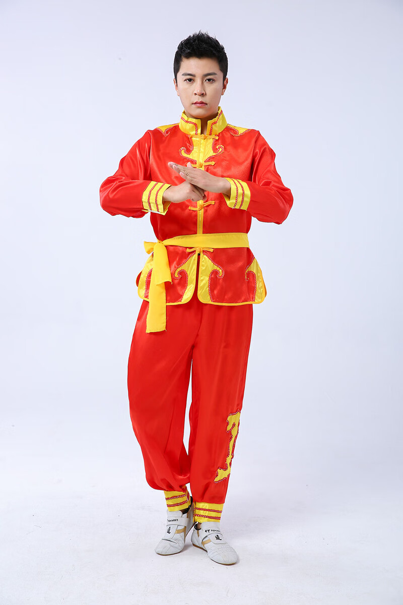 熹卡龙赛龙舟服舞龙舞狮锣鼓抬轿舞蹈演出服装陕会腰鼓服秧歌打鼓服