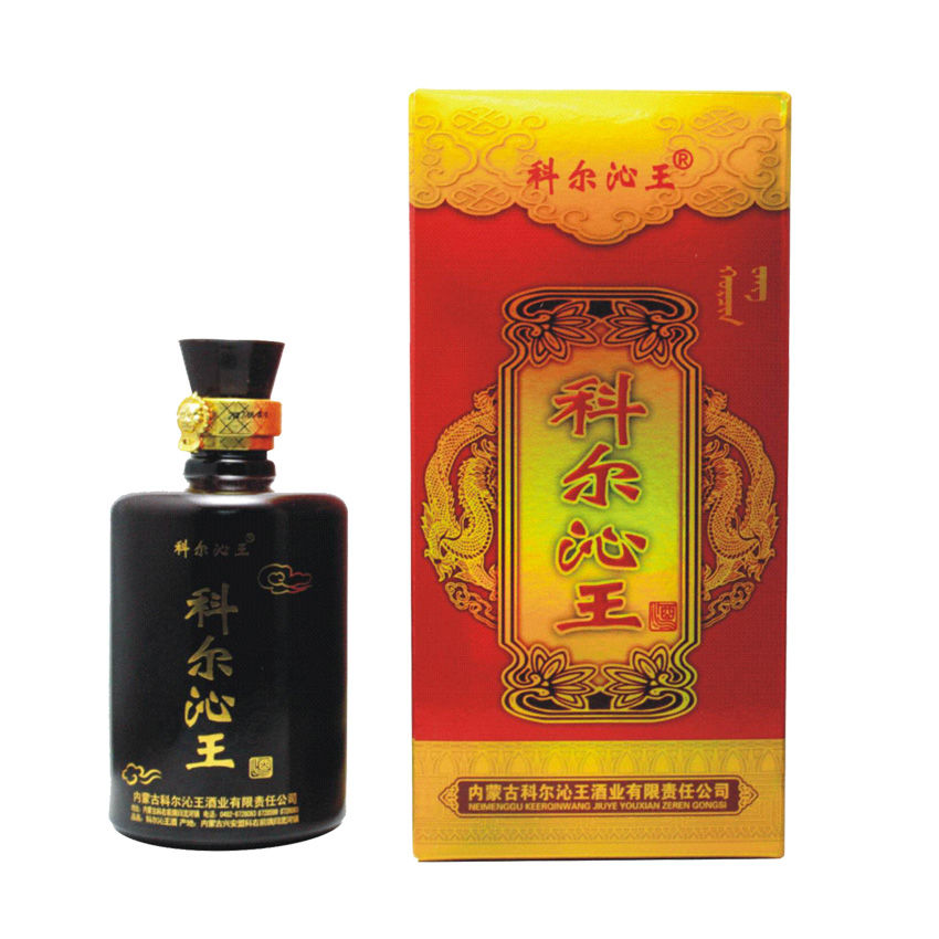 科尔沁王白酒内蒙古兴安盟归流河科尔沁王酒业42度浓香型白酒礼盒500