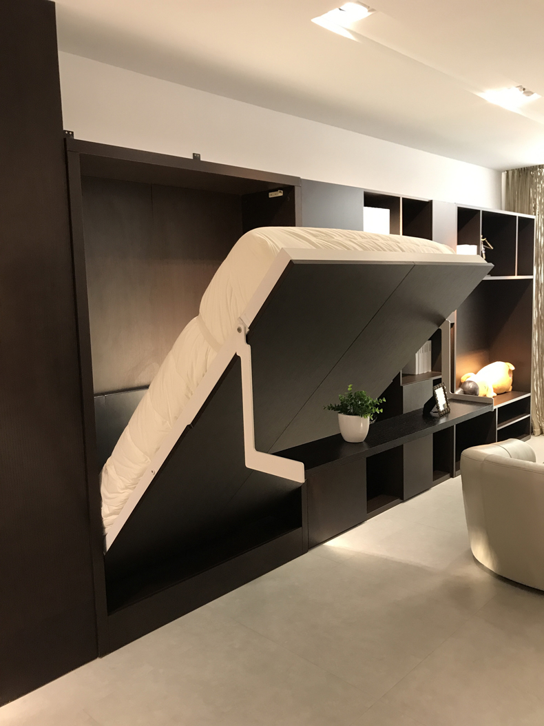 隐形床墙式折叠床网红床电动折叠沙发隐形床壁床书房客厅壁床沙发床多