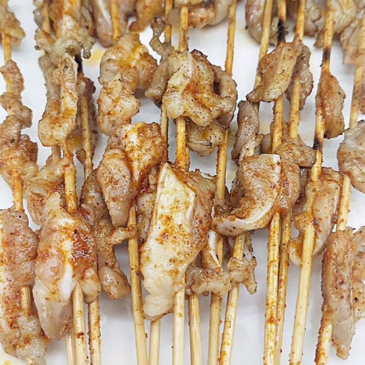 猪脆骨串30串腌制软骨串铁板月牙骨串油炸小吃冷冻半成品烧烤食材