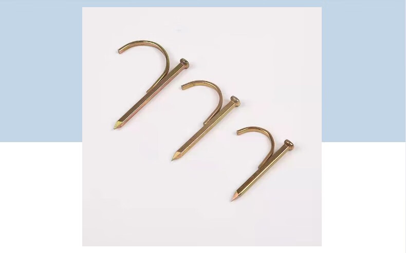 水管钩钉ppr水管固定钉20pvc管勾钉线管卡码钉钢钉4分6分1寸勾钉 4分-