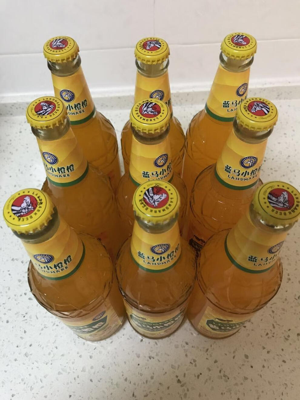 蓝马小橙橙西安果啤果乐橙子味碳酸饮料 510ml*9瓶装 蓝马小橙橙*9瓶