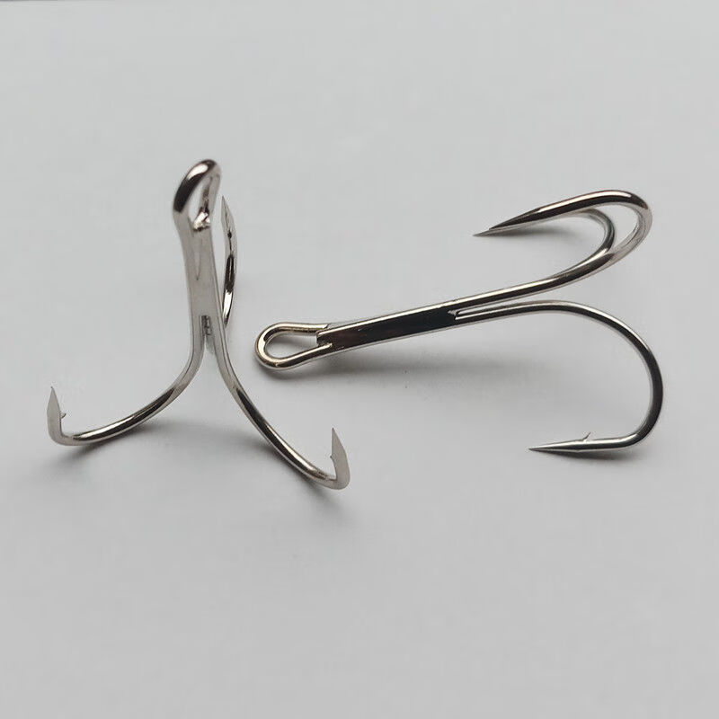 e大号锚钩锚鱼钩套装钓鱼勾三爪钩路亚三本钩鲢鳙蝴蝶钩挂鱼矛鱼钩音
