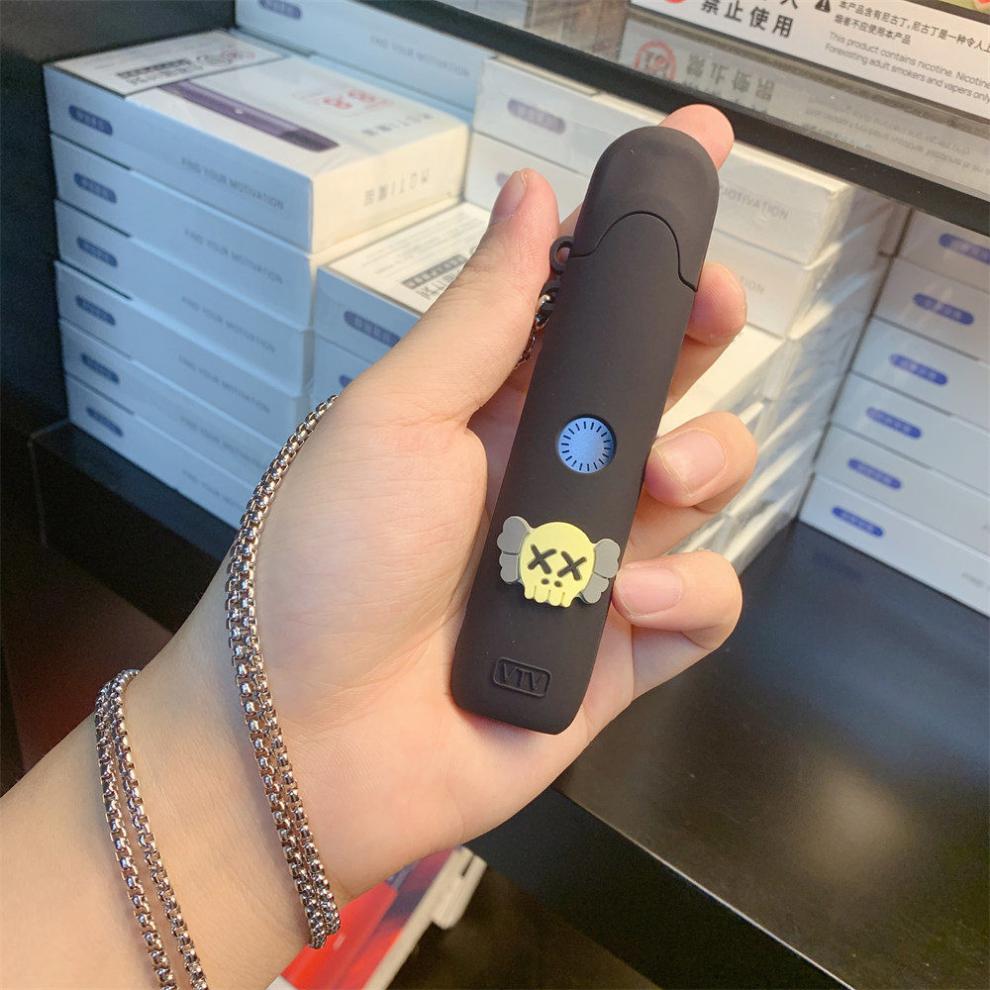 vtv烟套vtv保护套硅胶电子器保护壳vtv维特威挂链跑马灯烟套透明女生