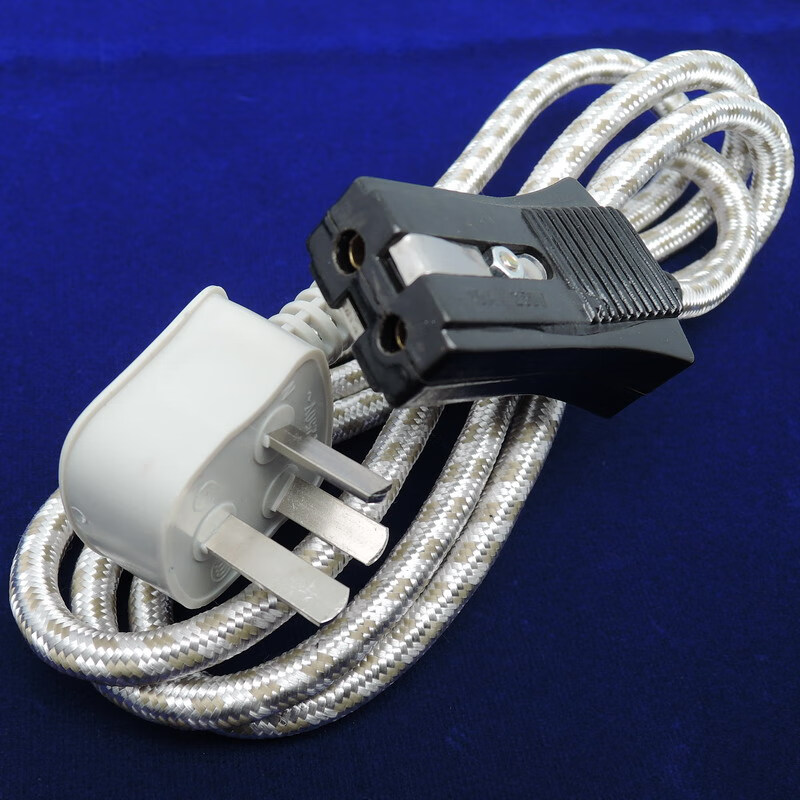 老式火锅电源线 老式两孔电源线电水壶电炒锅两眼二孔陶瓷电锅插头线