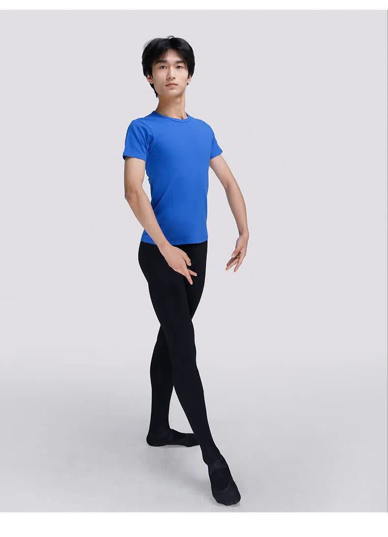 芭蕾舞裤袜男 男芭蕾舞蹈体操服艺考练功服形体裤袜连体紧身考级裤