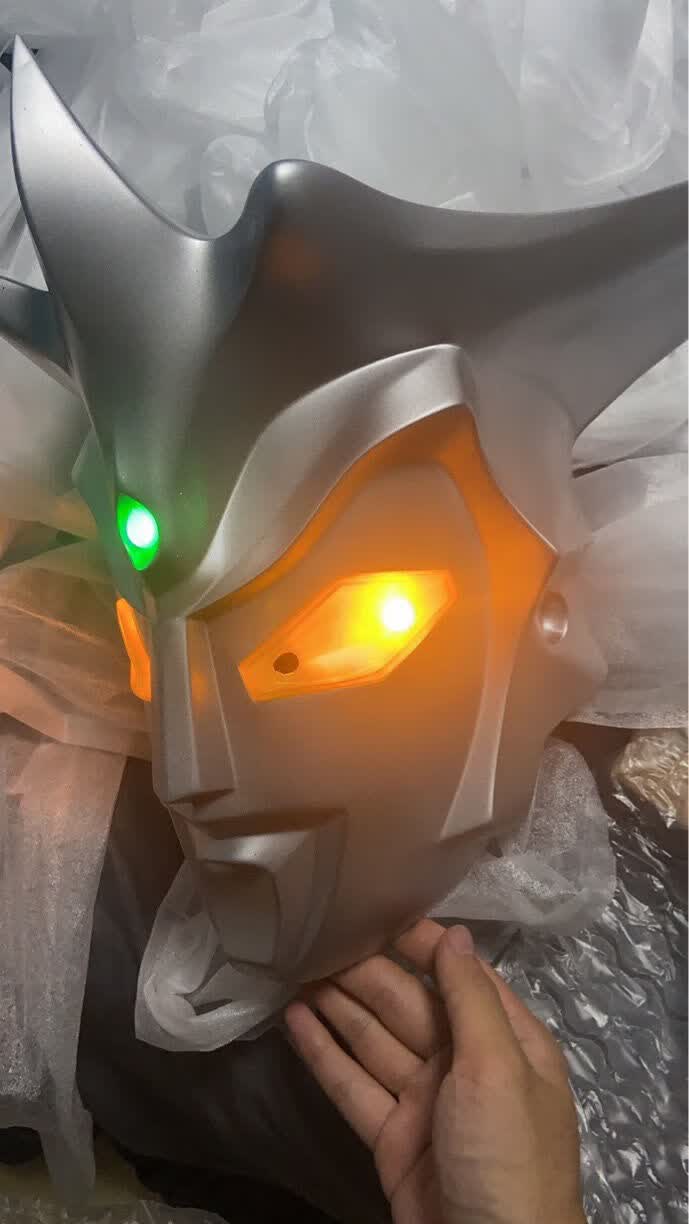 智能迪伽赛罗奥特曼头套触控头标可拿下来cosplay头盔耐摔 泰迦【图片