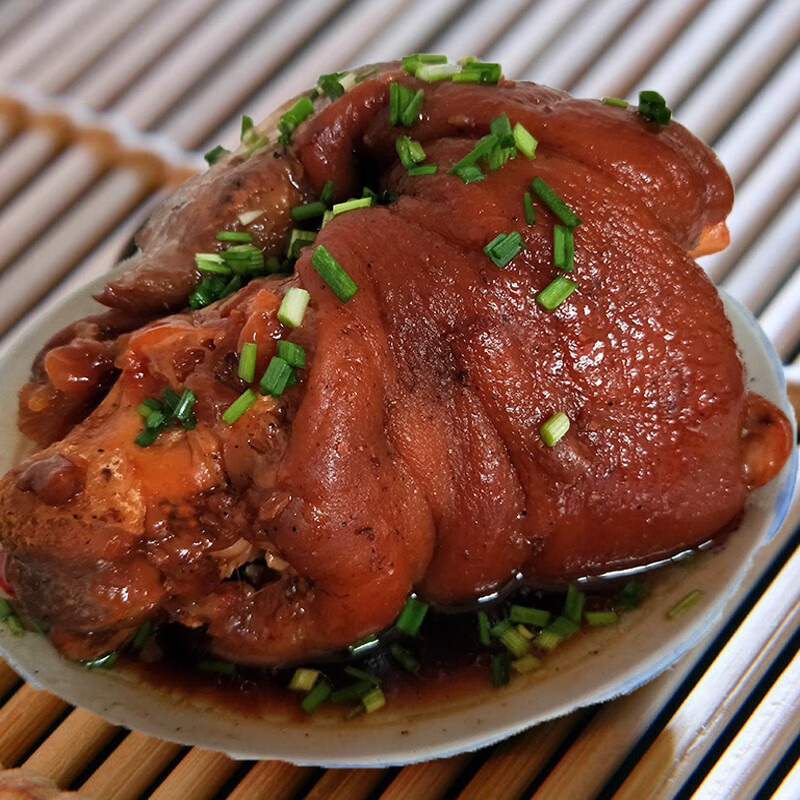 太康肘子整只2斤大肘子五香猪蹄酱卤肘子蹄髈肉类真空即食熟食 五香味