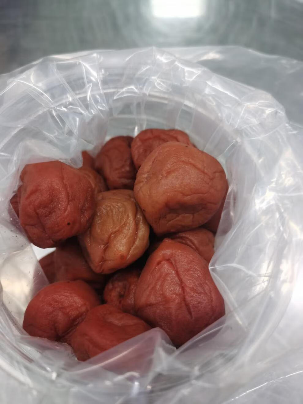 【味小府】日式调味梅紫苏梅干500g日本梅子 饭团 盐渍梅深夜食堂梅肉