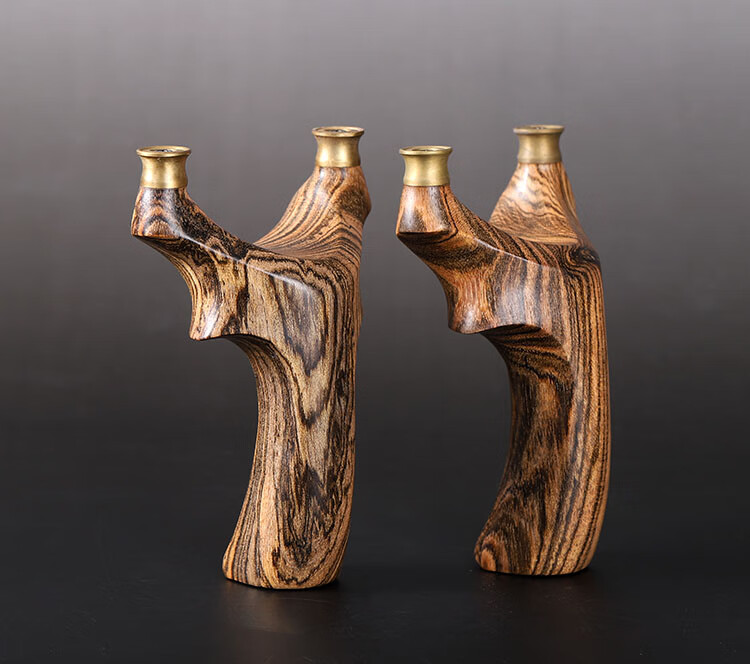 弹弓成人专业猎弓快压木弹弓实木原木纯手工反曲户外精准竞技专业扁皮