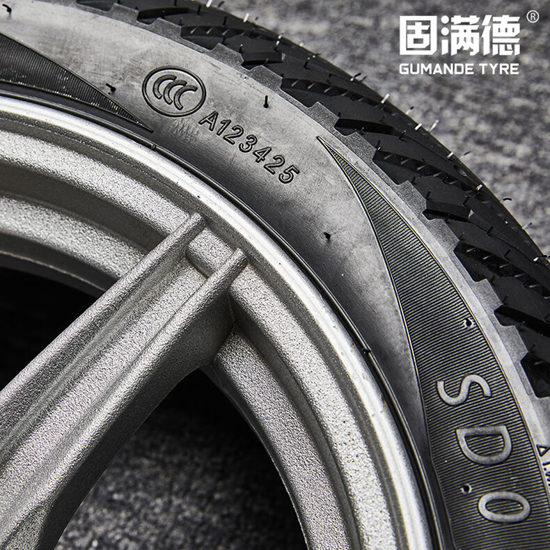 固满德半热熔真空轮胎摩托车009电动车胎9090九号350一10寸12山道巡礼